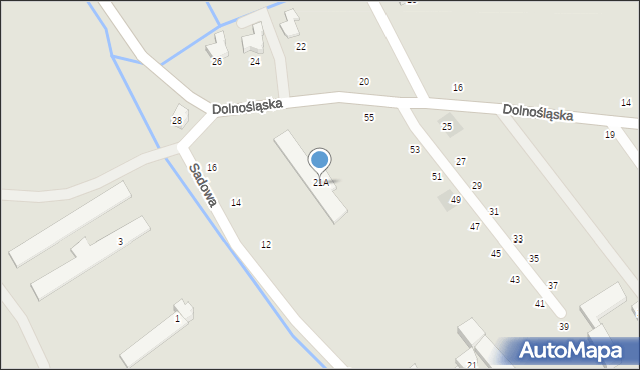 Jelenia Góra, Dolnośląska, 21A, mapa Jelenia Góra