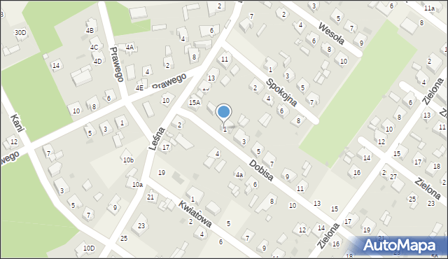 Jemielnica, Dobisa Józefa, 1, mapa Jemielnica