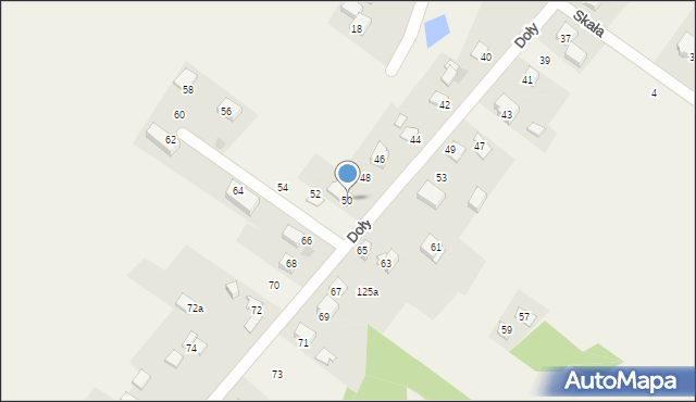 Jerzmanowice, Doły, 50, mapa Jerzmanowice