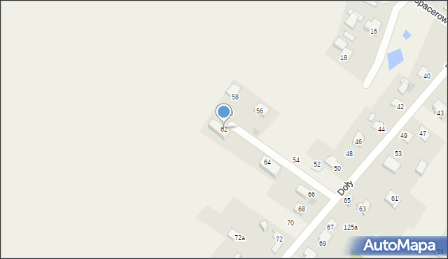 Jerzmanowice, Doły, 62, mapa Jerzmanowice