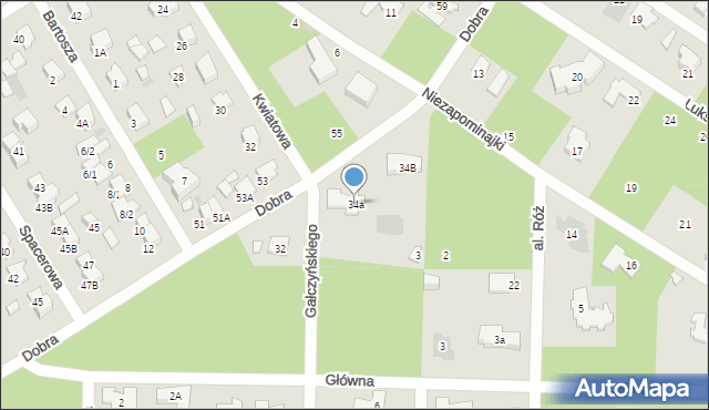 Józefów, Dobra, 34a, mapa Józefów