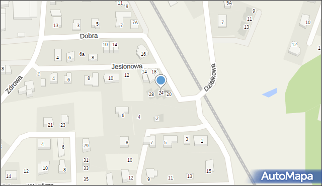 Juszkowo, Dobra, 24, mapa Juszkowo