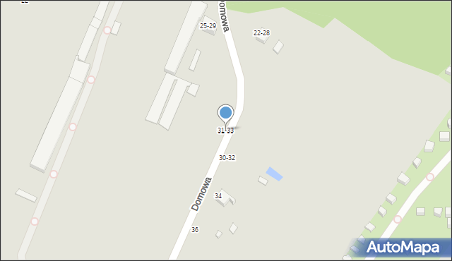 Kalisz, Domowa, 31-33, mapa Kalisza