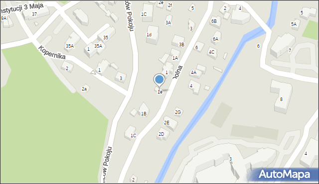 Karpacz, Dolna, 1e, mapa Karpacz