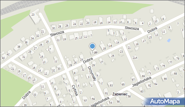 Kędzierzyn-Koźle, Dobra, 22, mapa Kędzierzyna-Koźle
