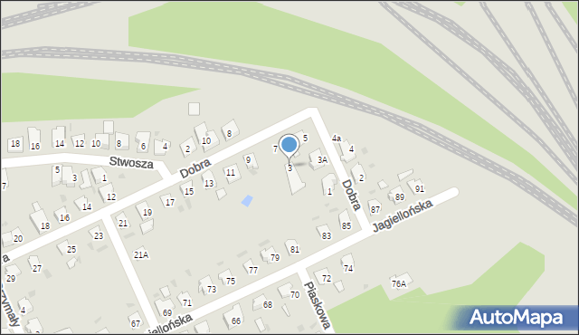 Kędzierzyn-Koźle, Dobra, 3, mapa Kędzierzyna-Koźle