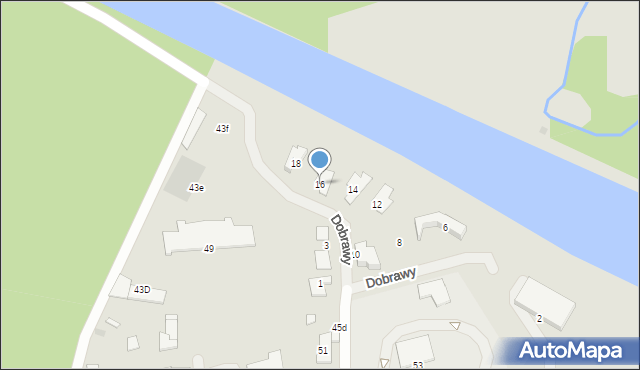 Kędzierzyn-Koźle, Dobrawy, 16, mapa Kędzierzyna-Koźle