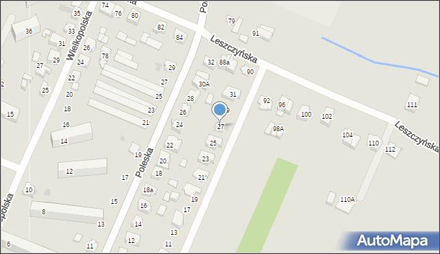 Kielce, Dobrzyńska, 27, mapa Kielc