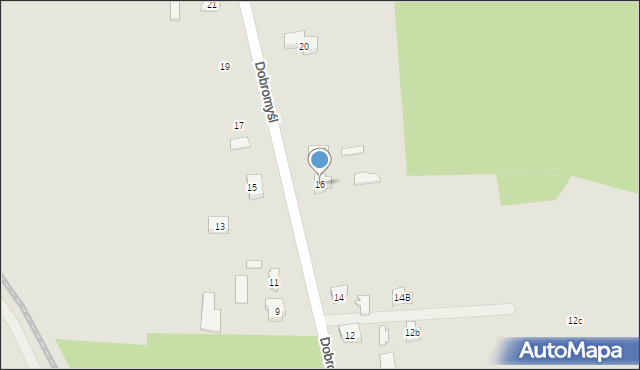 Kielce, Dobromyśl, 16, mapa Kielc