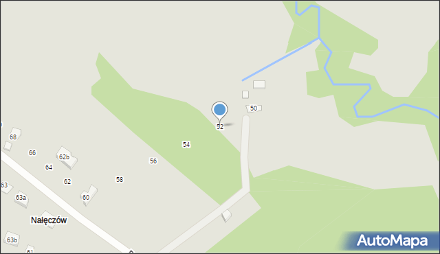 Kielce, Dobromyśl, 52, mapa Kielc