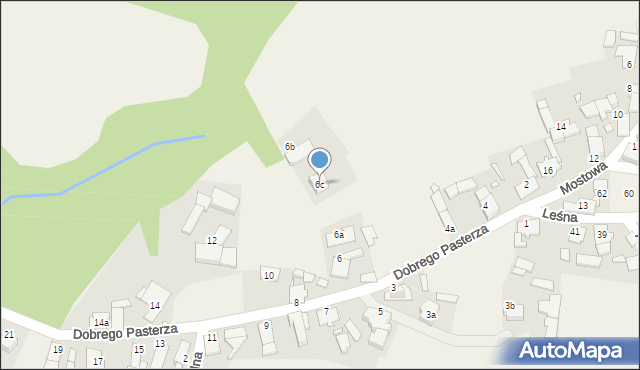 Kielcza, Dobrego Pasterza, 6c, mapa Kielcza