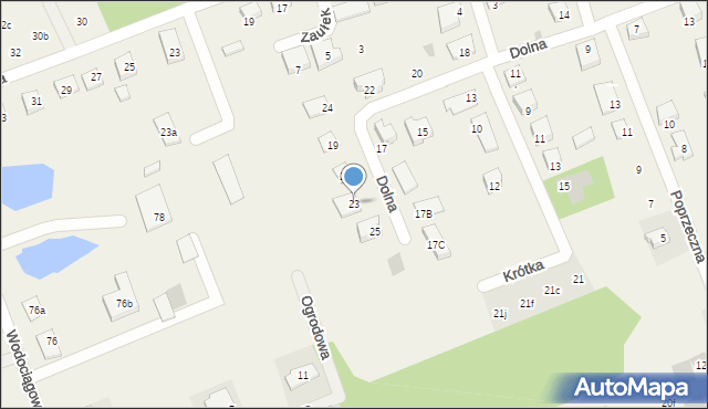 Klepacze, Dolna, 23, mapa Klepacze