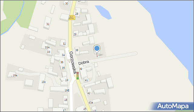 Kłodawa, Dobra, 1, mapa Kłodawa