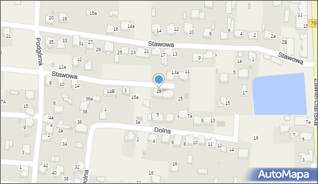 Klucze, Dolna, 19, mapa Klucze