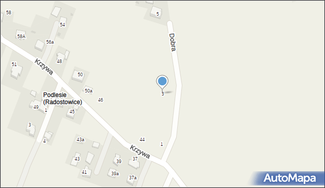 Kobielice, Dobra, 3, mapa Kobielice