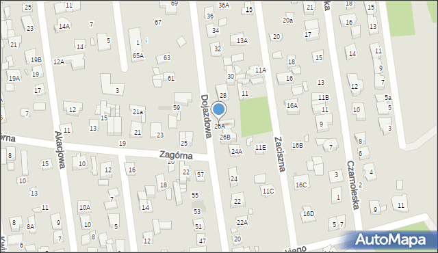 Kobyłka, Dojazdowa, 26A, mapa Kobyłka