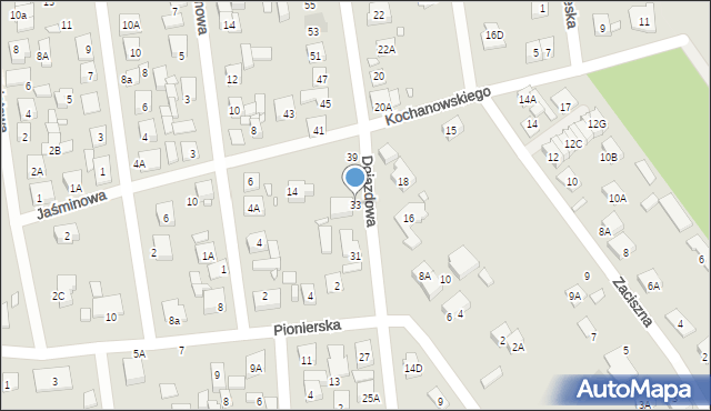 Kobyłka, Dojazdowa, 33, mapa Kobyłka