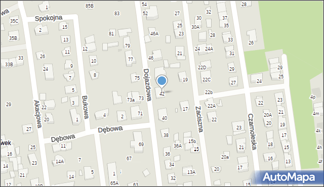 Kobyłka, Dojazdowa, 42, mapa Kobyłka