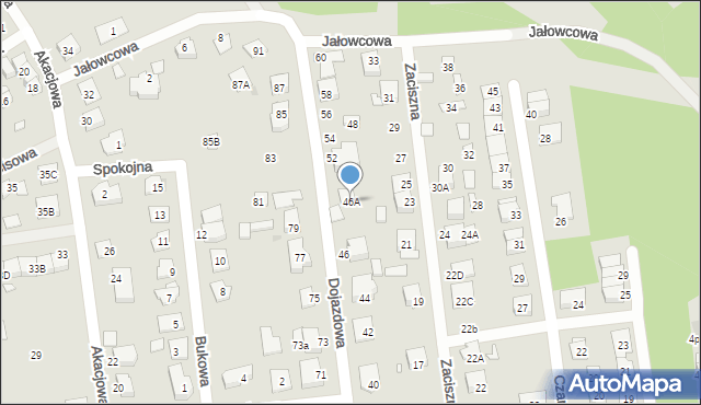 Kobyłka, Dojazdowa, 46A, mapa Kobyłka