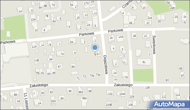 Kobyłka, Dojazdowa, 5, mapa Kobyłka
