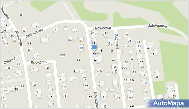Kobyłka, Dojazdowa, 54, mapa Kobyłka