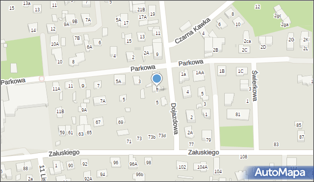 Kobyłka, Dojazdowa, 7, mapa Kobyłka