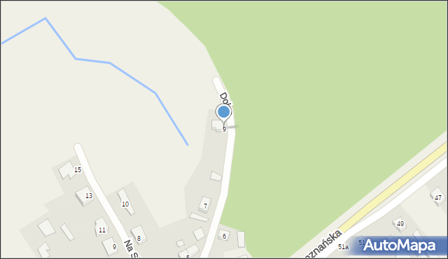 Kobylnica, Dolna, 9, mapa Kobylnica