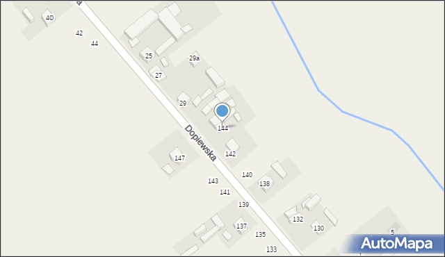 Konarzewo, Dopiewska, 144, mapa Konarzewo