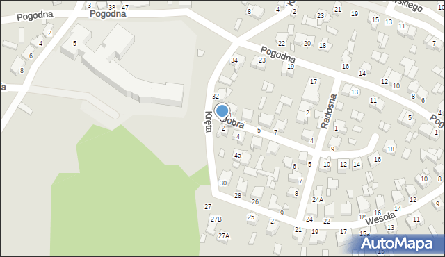 Konin, Dobra, 2, mapa Konina