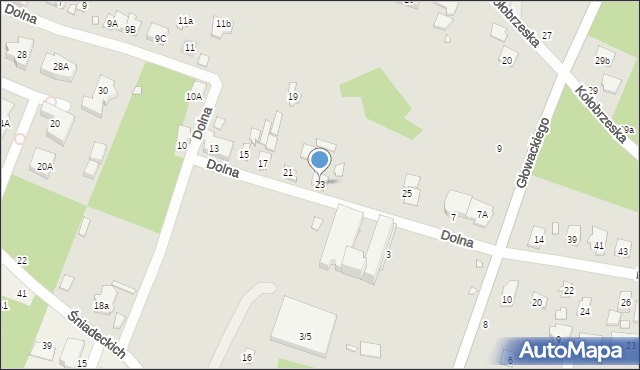 Konstancin-Jeziorna, Dolna, 23, mapa Konstancin-Jeziorna