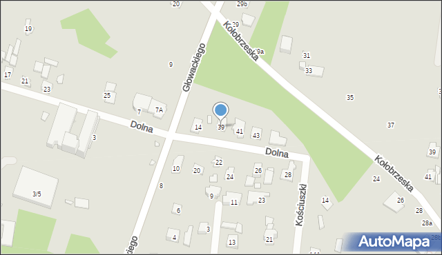 Konstancin-Jeziorna, Dolna, 39, mapa Konstancin-Jeziorna