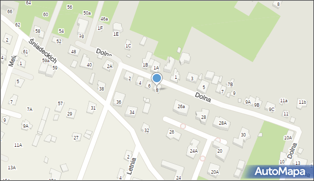 Konstancin-Jeziorna, Dolna, 8, mapa Konstancin-Jeziorna