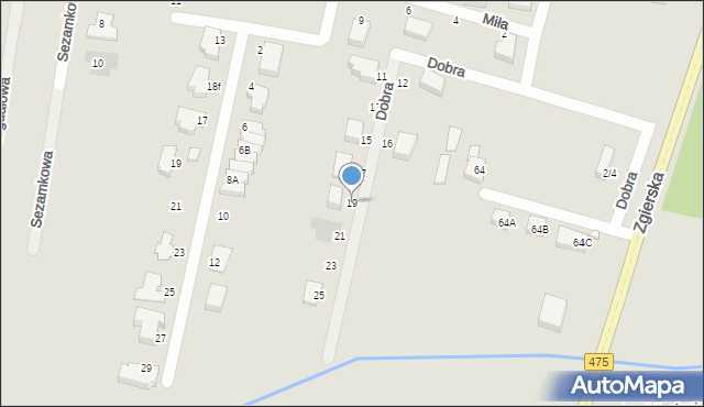 Konstantynów Łódzki, Dobra, 19, mapa Konstantynów Łódzki