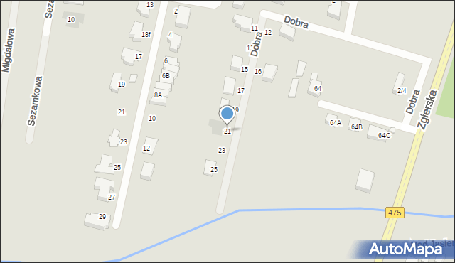 Konstantynów Łódzki, Dobra, 21, mapa Konstantynów Łódzki