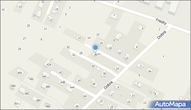 Korczyna, Dobra, 26, mapa Korczyna