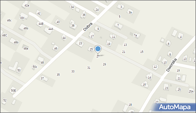 Korczyna, Dobra, 27, mapa Korczyna