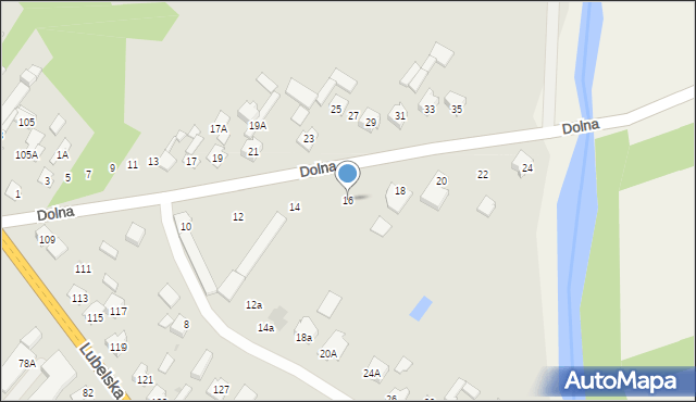 Kozienice, Dolna, 16, mapa Kozienice