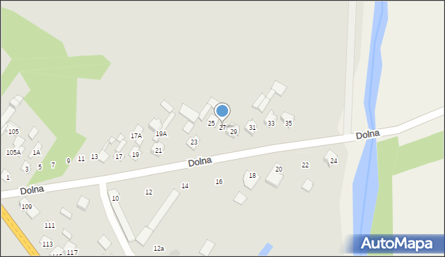 Kozienice, Dolna, 27, mapa Kozienice
