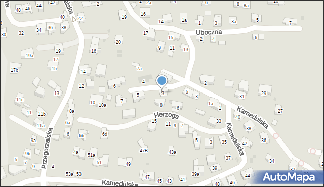 Kraków, Dobrzyckiego Jerzego, 3, mapa Krakowa
