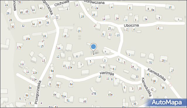 Kraków, Dobrzyckiego Jerzego, 4, mapa Krakowa