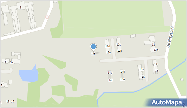 Kraków, Do Przystani, 12f, mapa Krakowa