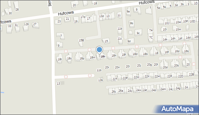 Kraków, Dobrowolskiego Antoniego, 18l, mapa Krakowa