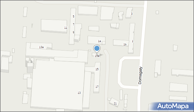 Kraków, Domagały Mariana, 15a, mapa Krakowa