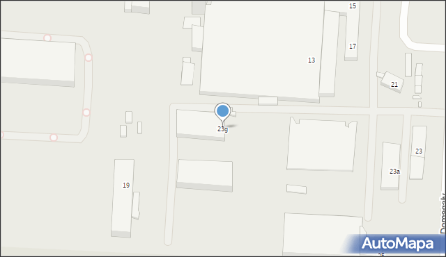 Kraków, Domagały Mariana, 23g, mapa Krakowa