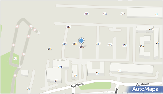 Kraków, Domagały Mariana, 45G, mapa Krakowa