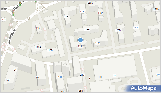 Kraków, Dobrego Pasterza, 118g, mapa Krakowa