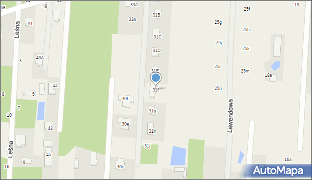 Krupia Wólka, Dolna, 31f, mapa Krupia Wólka