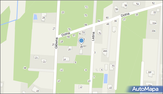 Krupia Wólka, Dolna, 65, mapa Krupia Wólka