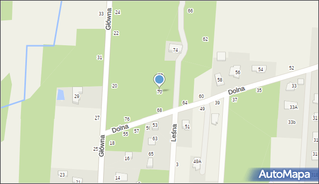 Krupia Wólka, Dolna, 70, mapa Krupia Wólka