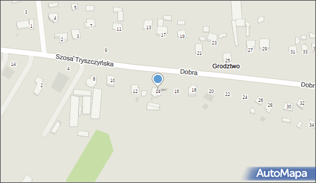 Kruszwica, Dobra, 14, mapa Kruszwica